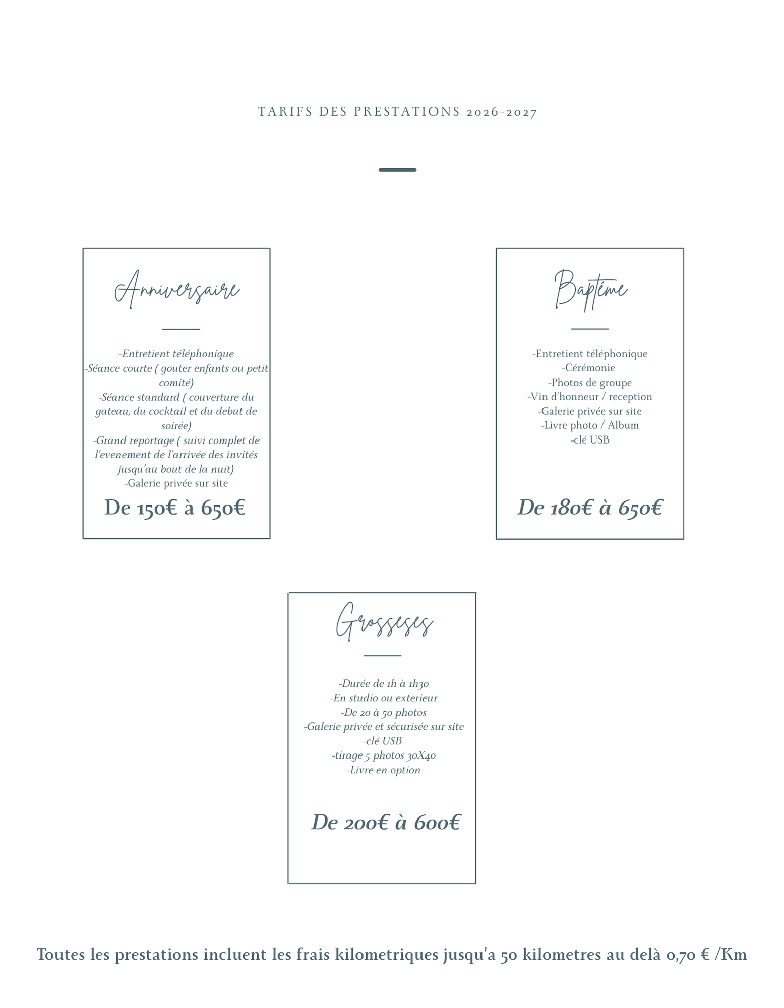 Anniversaire, Baptêmes, Grossesses, Shooting   